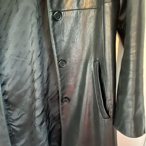 Jones New York Dark Leather Jacket